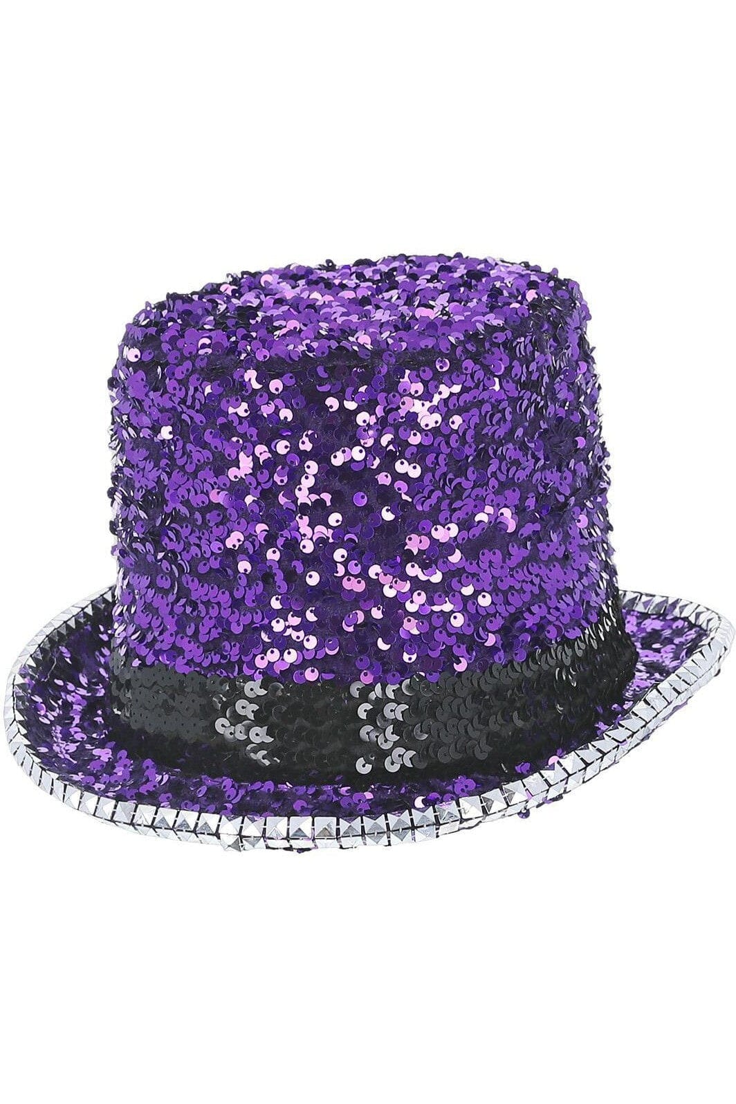 Fever Deluxe Felt Sequin Top Hat