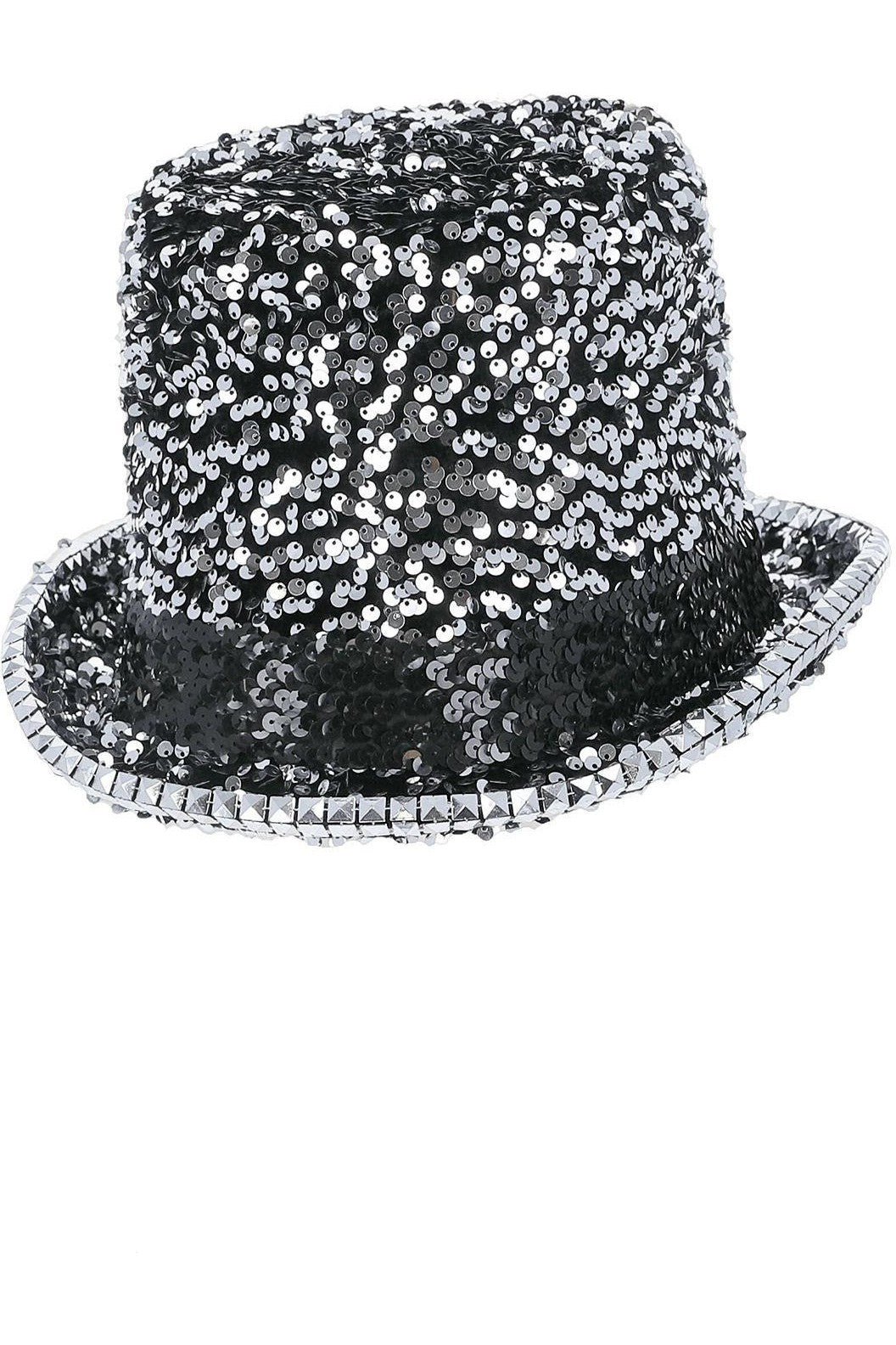 Fever Deluxe Felt Sequin Top Hat