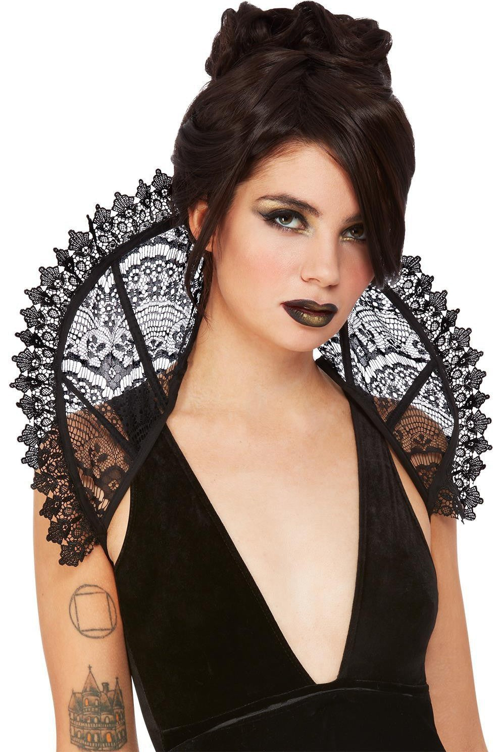 Fever Gothic Lace Stand Up Collar