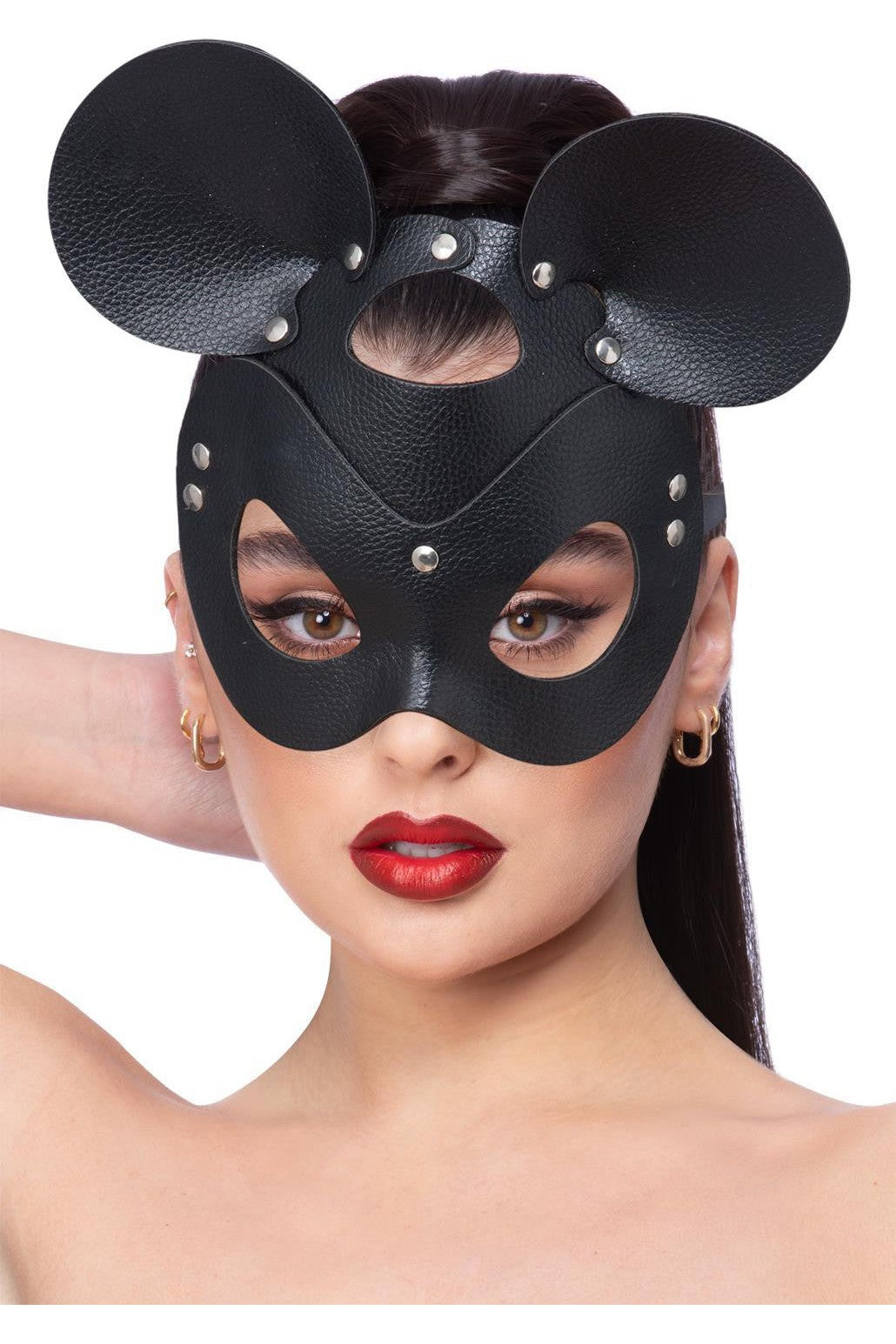 Fever Leather Look Mouse Mask