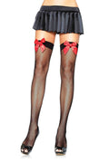 Fishnet Stocking W/Bow