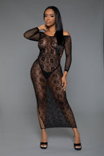 Floral Lace Dress with Crisscross Cut-out Sides