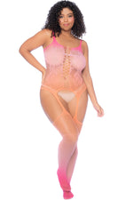 Floral Ombre Bodystocking