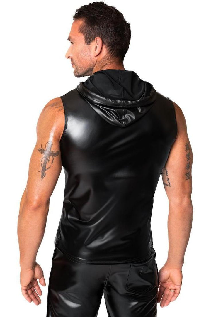 Frenzy Power Wetlook Sleveless Hoodie
