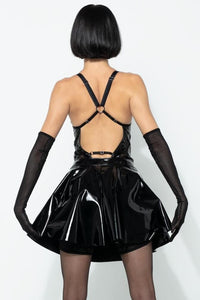 Patrice Catanzaro GAZELLE Vinyl Skirt in Black 