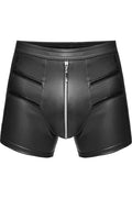 Men Shorts With PVC Detail