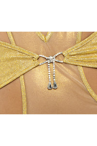 Roma Confidential Gilded Beauty Teddy in Gold 