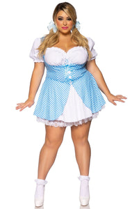 Gingham Dress Plus Size-Fairytale Costumes-SEXYSHOES.COM