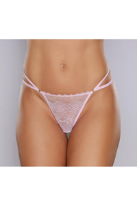 Adore Lingerie Good Girl Lace Thong in Pink  from SexyShoes.com
