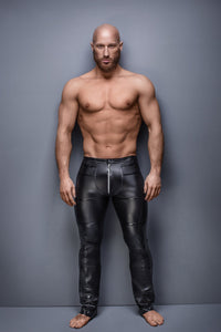 Noir Handmade Long Men Pants in Black  from SexyShoes.com