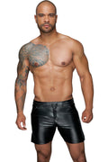 Powerwetlook Shorts In Comfortable Length