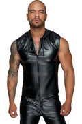 Hooded Shirt With 2-Way Zipper