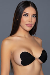 BeWicked Heart Fabric Cover Ups in Black 