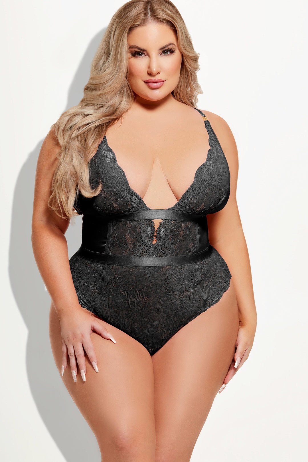 House of Desire Helena Teddy in Black 