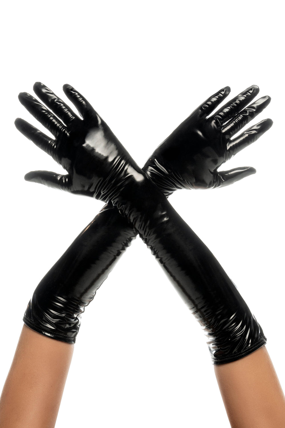 High Gloss Vinyl Gloves - SEXYSHOES.COM
