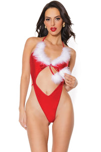 Coquette Holiday Teddy in Red  from SexyShoes.com