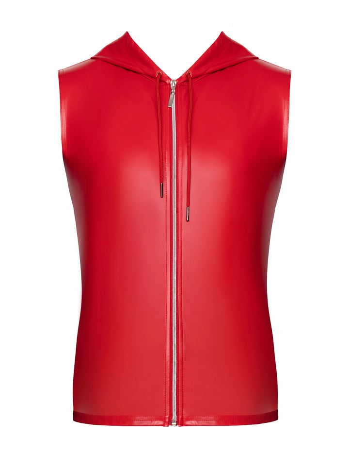 Ignite Men's Hodded Zipper Vest