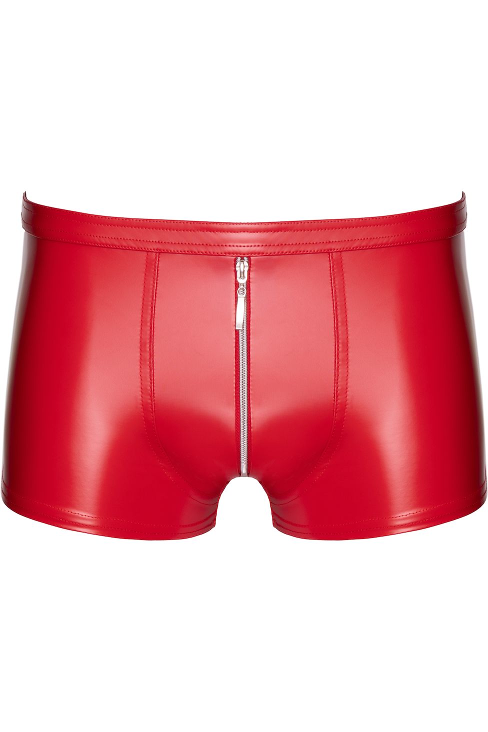 Ignite Mens Red Zipper Shorts