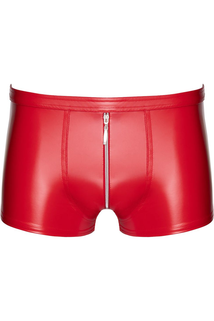 Ignite Mens Red Zipper Shorts