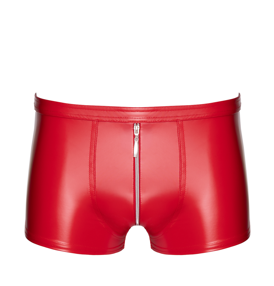 Ignite Mens Red Zipper Shorts