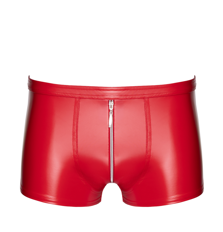 Ignite Mens Red Zipper Shorts