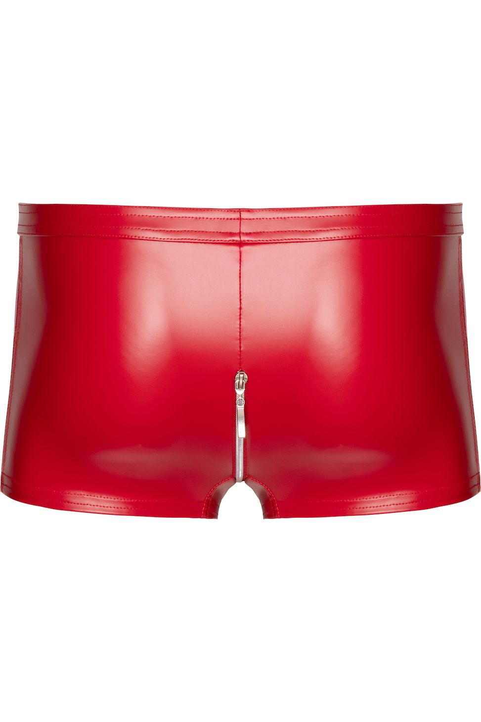 Ignite Mens Red Zipper Shorts