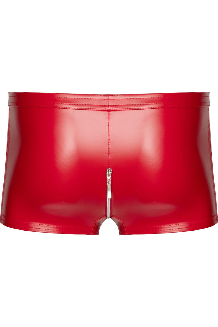Ignite Mens Red Zipper Shorts