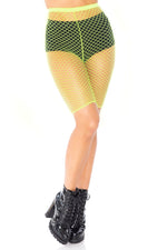 Industrial Net Biker Shorts