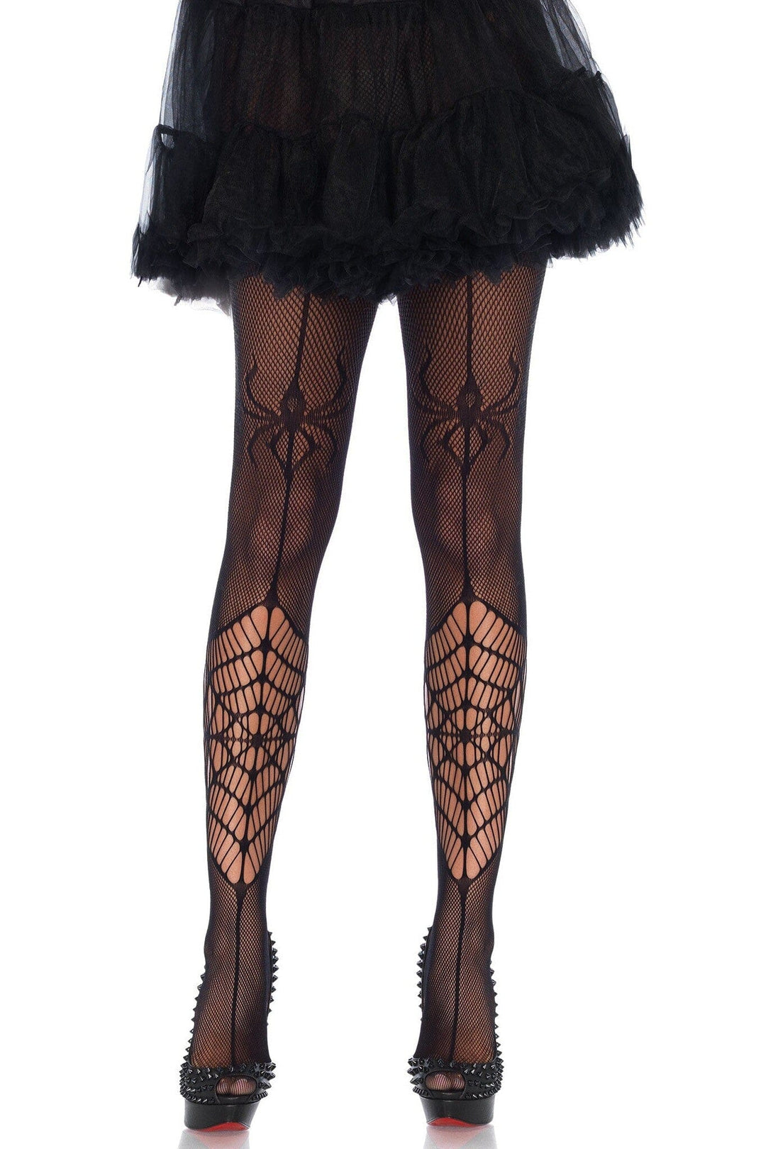Leg Avenue Itsy Bitsy Spider Net Pantyhose in Black  from SexyShoes.com