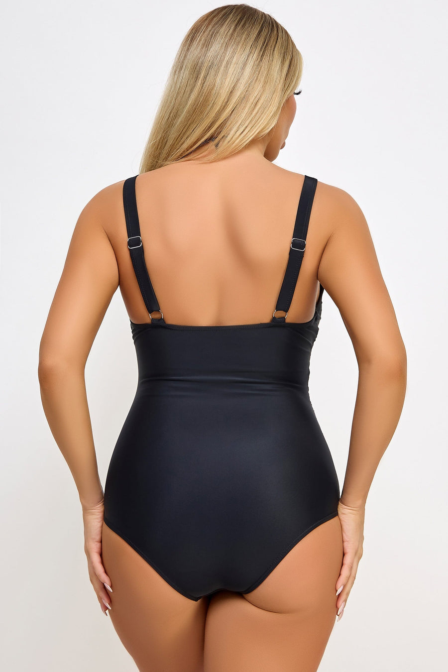 BeWicked Jacky One Piece Tummy Control Swimsuit in black 