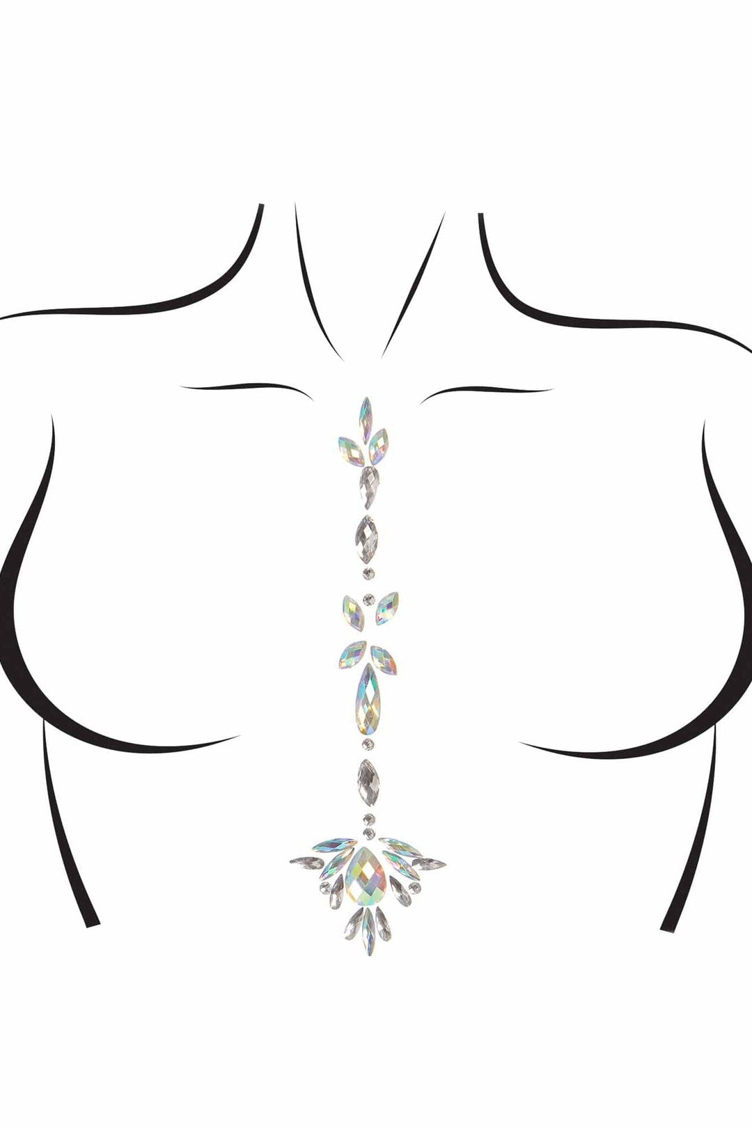 Jade Adhesive Body Jewels Sticker-Body Jewelry-SEXYSHOES.COM