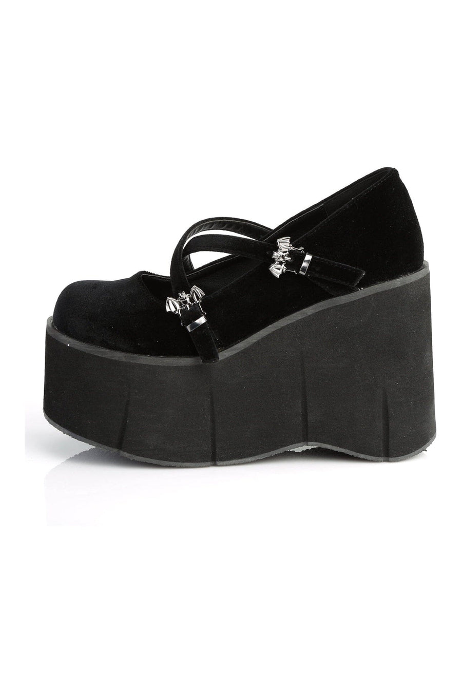 KERA-10 Black Velvet Mary Jane-Mary Janes-SEXYSHOES.COM