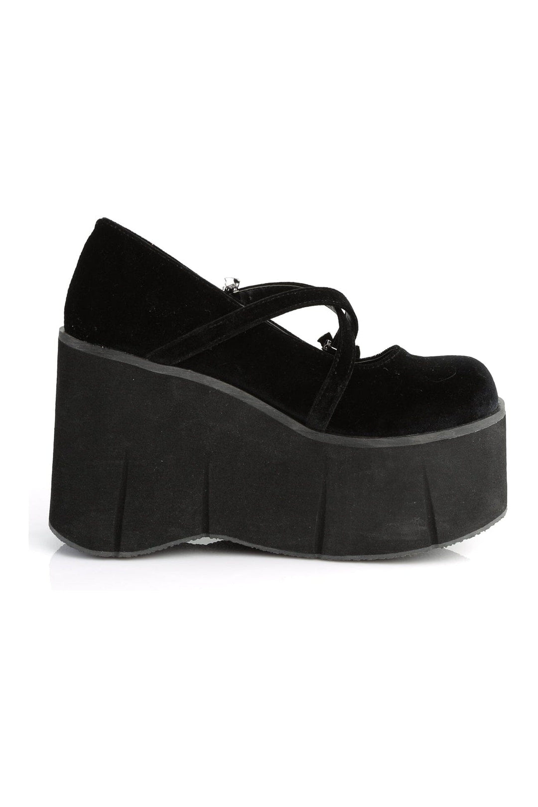 KERA-10 Black Velvet Mary Jane-Mary Janes-SEXYSHOES.COM