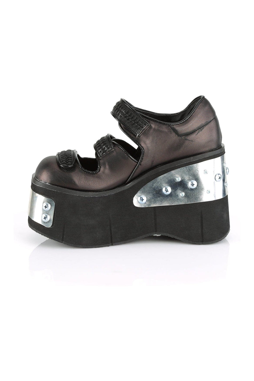 KERA-13 Black Vegan Leather Mary Jane-Mary Janes-SEXYSHOES.COM