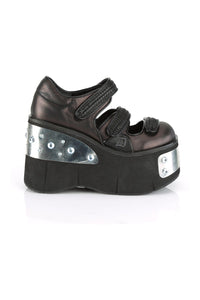 KERA-13 Black Vegan Leather Mary Jane-Mary Janes-SEXYSHOES.COM