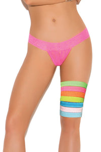 Elegant Moments LEG GARTER in Fuchsia 