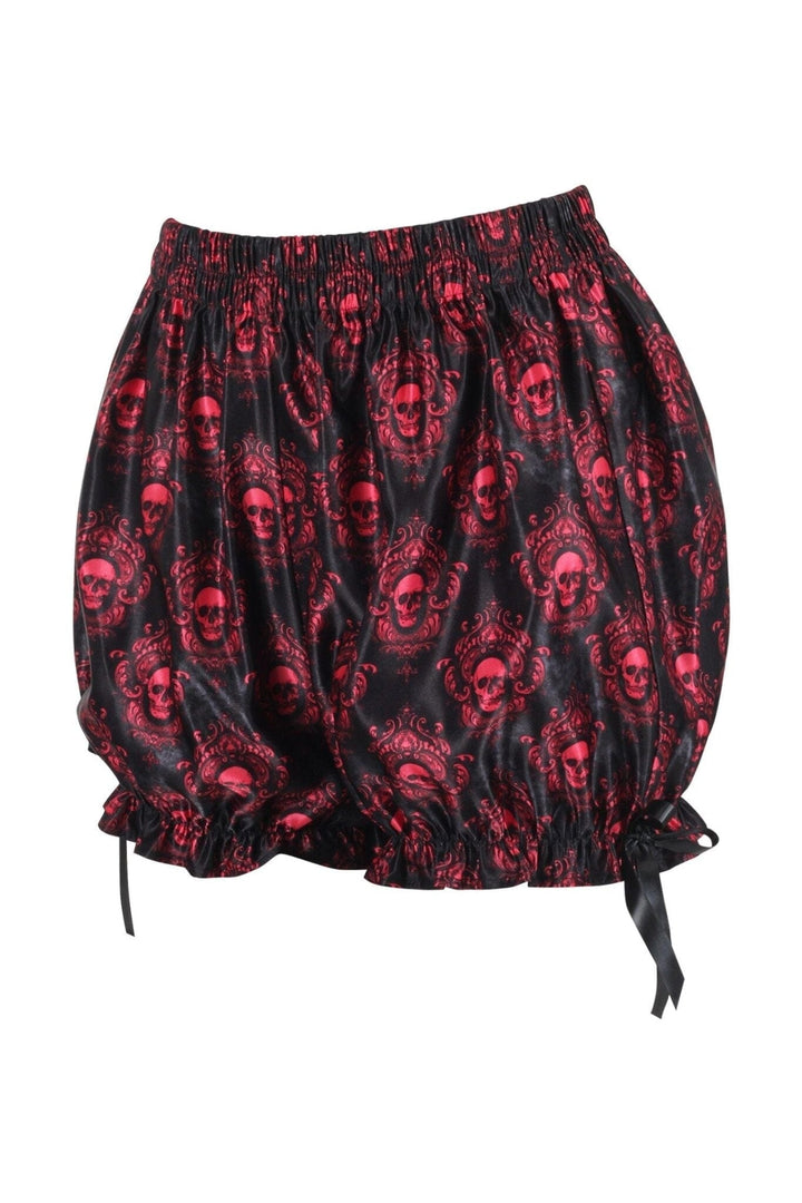 LIMITED EDITION Black & Red Gothic Skull Print Bloomers