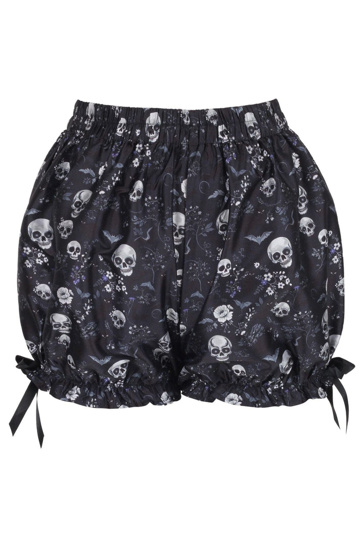 LIMITED EDITION Black & White Gothic Skull Print Bloomers