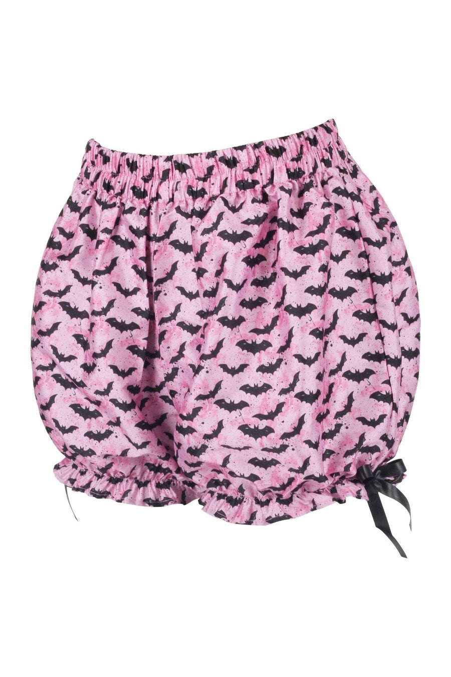 LIMITED EDITION Black/Pink Bats Crepe Bloomers