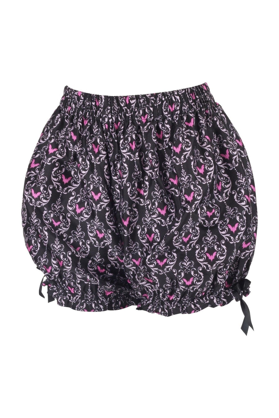 LIMITED EDITION Black/Pink Damask Bats Crepe Bloomers