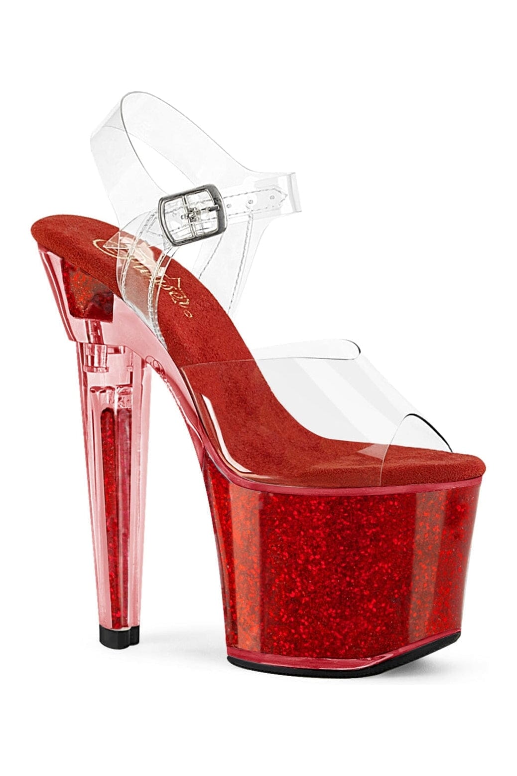 Pleaser Clear Sandals Platform Stripper Shoes | Buy at Sexyshoes.com