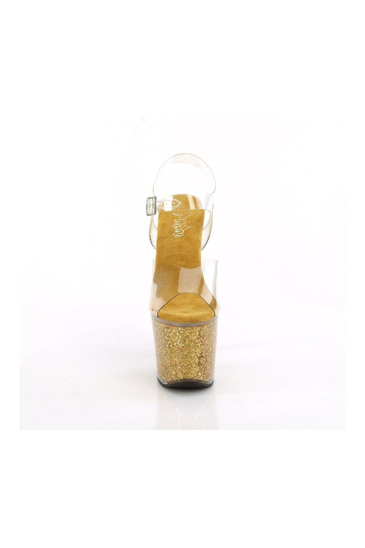 LOVESICK-708SG Clear Vinyl Sandal