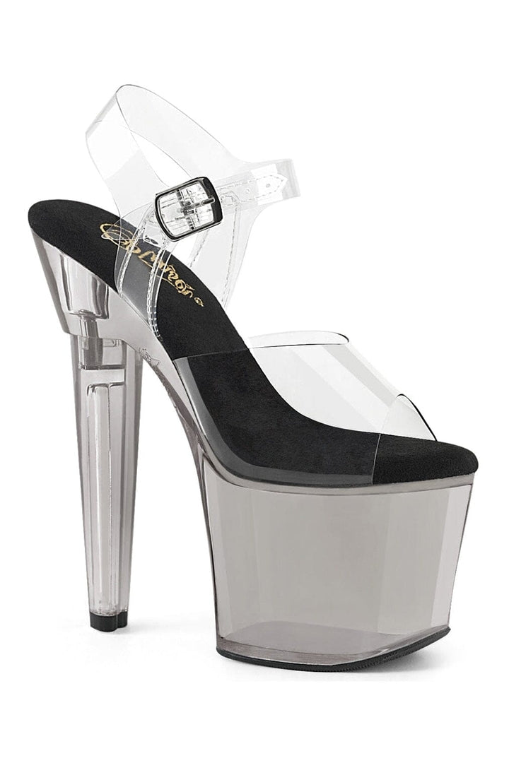 Pleaser Clear Sandals Platform Stripper Shoes | Buy at Sexyshoes.com