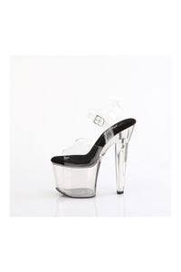 Pleaser LOVESICK-708T Clear Vinyl Sandal in Clear Vinyl