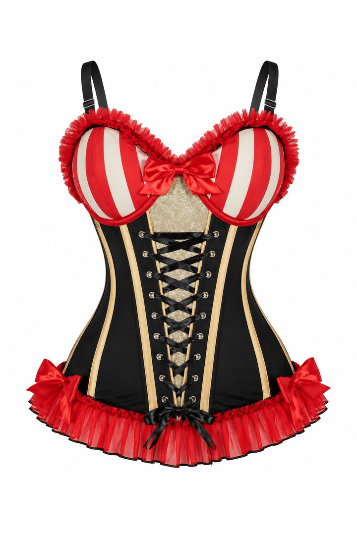 Lavish Circus Ringmaster Sweetheart Bustier Corset