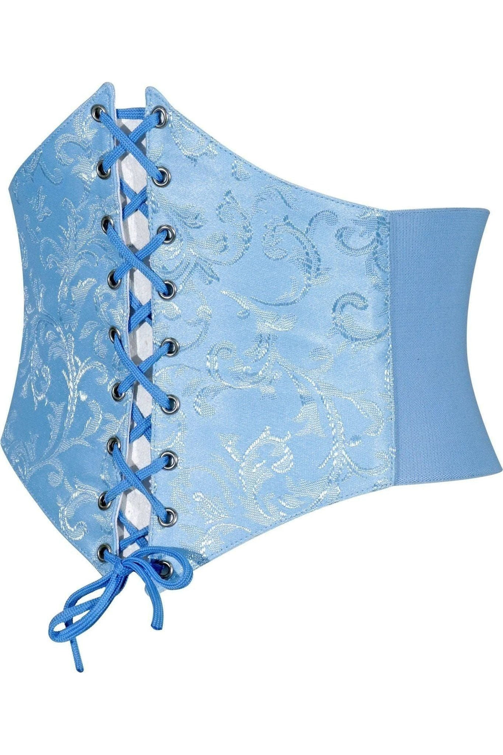 Daisy Corsets Lavish Lt Blue Brocade Corset Belt Cincher in Blue 