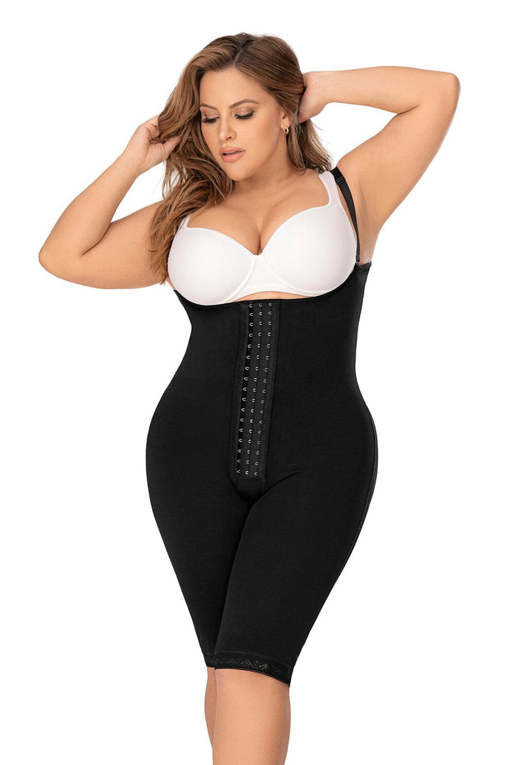 Low Back Knee Length Shapewear-Mid Thighs + Shorts-SEXYSHOES.COM