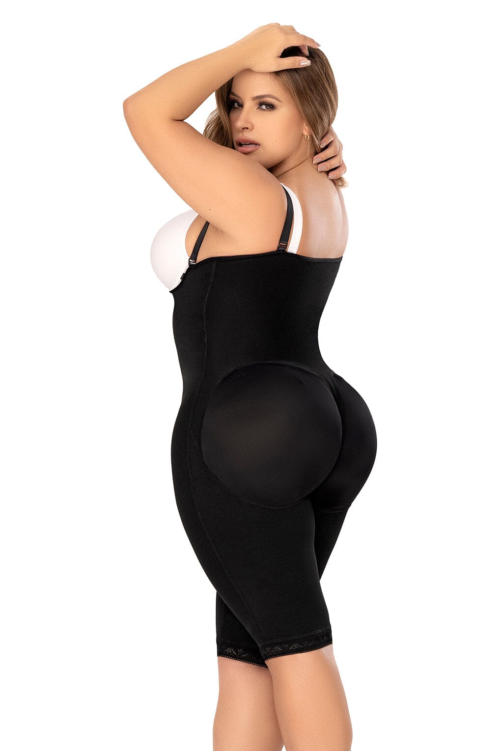 Low Back Knee Length Shapewear-Mid Thighs + Shorts-SEXYSHOES.COM