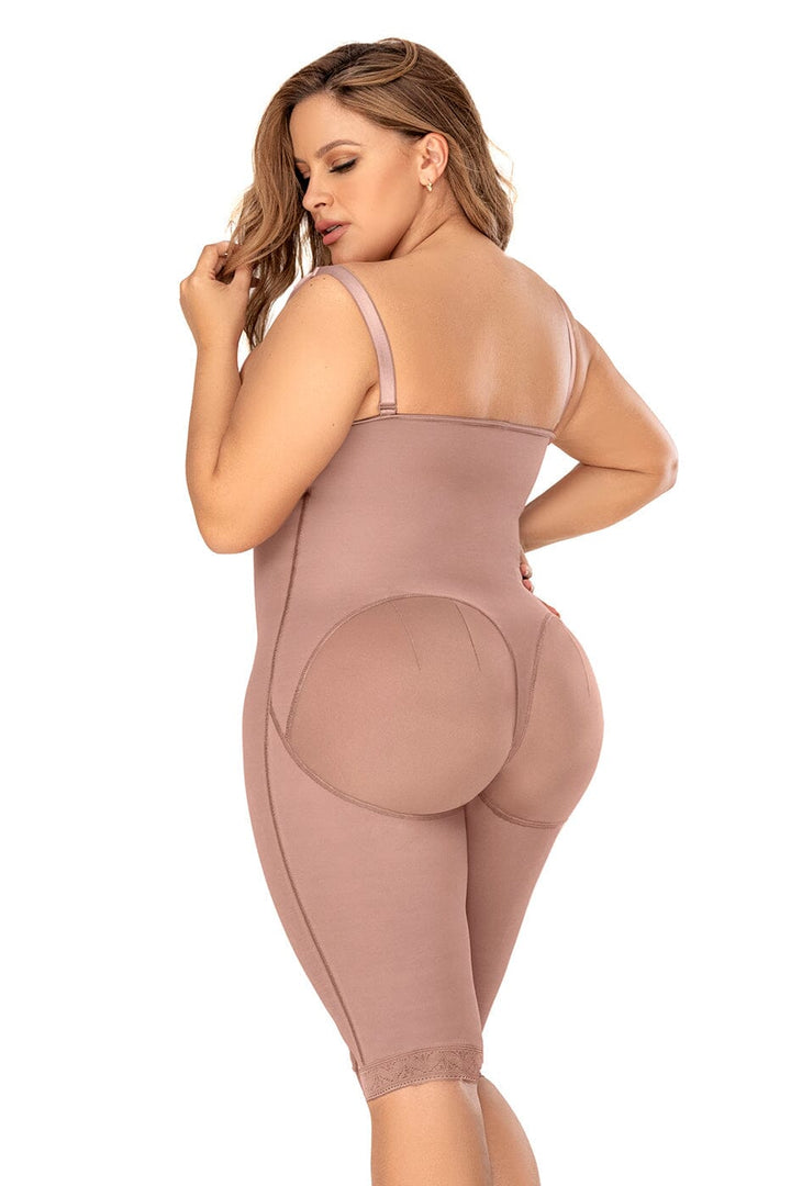 Low Back Knee Length Shapewear-Mid Thighs + Shorts-SEXYSHOES.COM