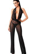 Luminara Shiny Tulle Jumpsuit